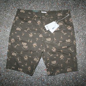 Mutual Weave Men's Shorts Waist 34 Jeeps and Boats